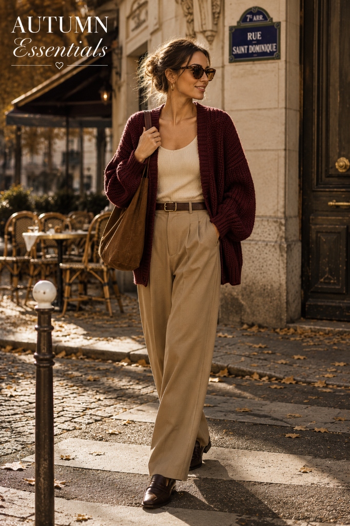 Cream Cardigan Slide 1