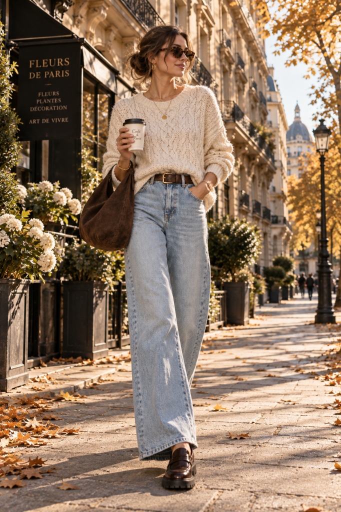 Chic Cable Knit Slide 2
