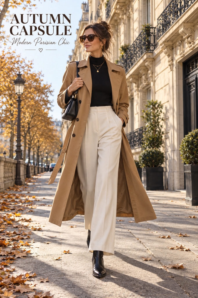 Parisian Classic Trench Look Slide 2