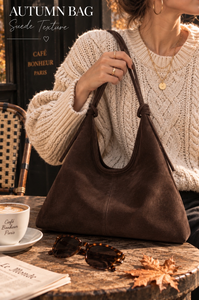 Rich Chocolate Cashmere Knit Slide 2