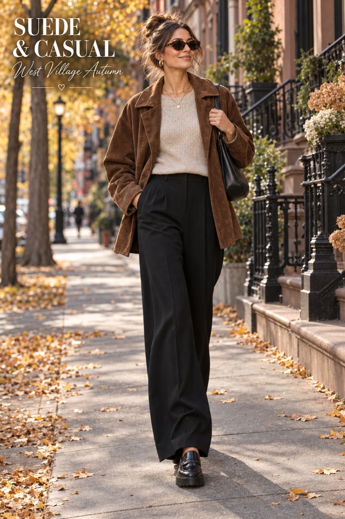 NYC Suede Moto Look Slide 1