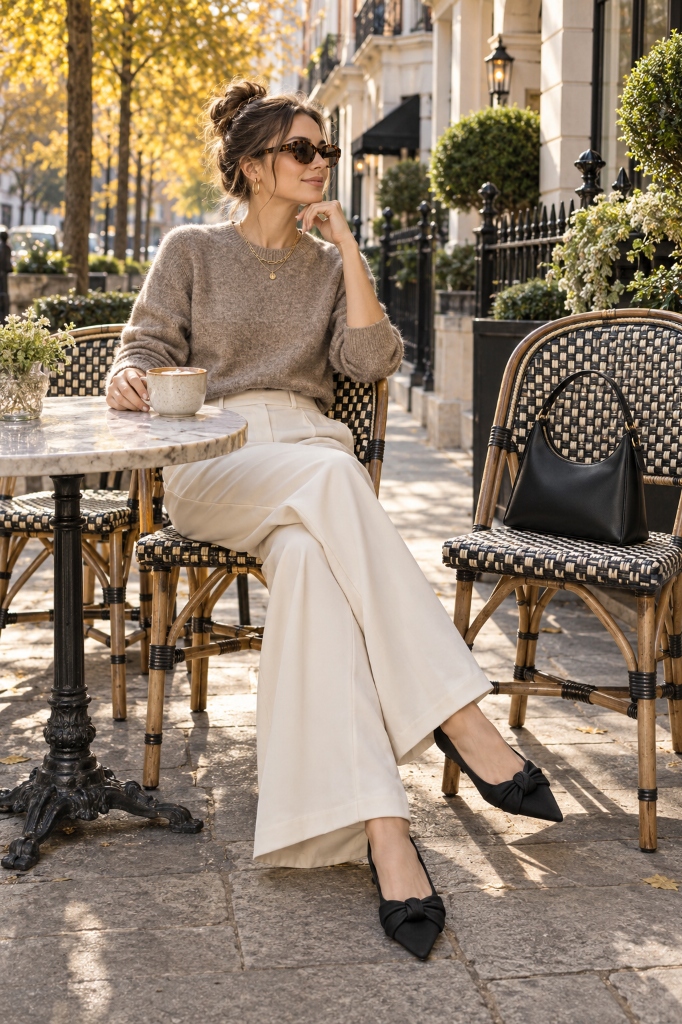 London Oatmeal Knit Look 8 (Living Room)