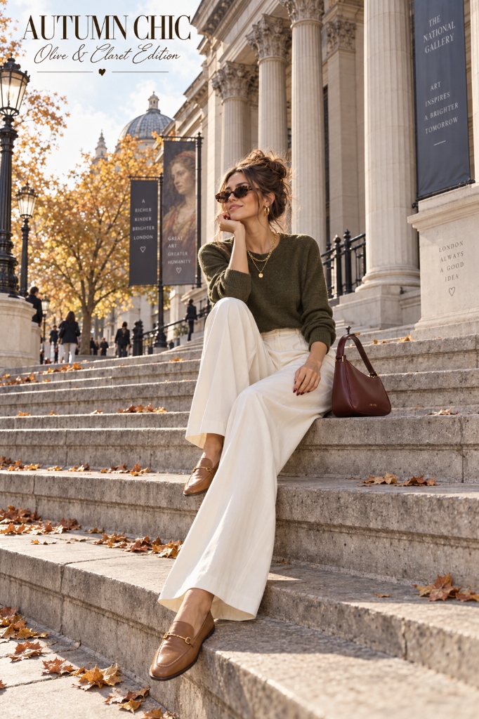 London Olive Knit Main Look 1