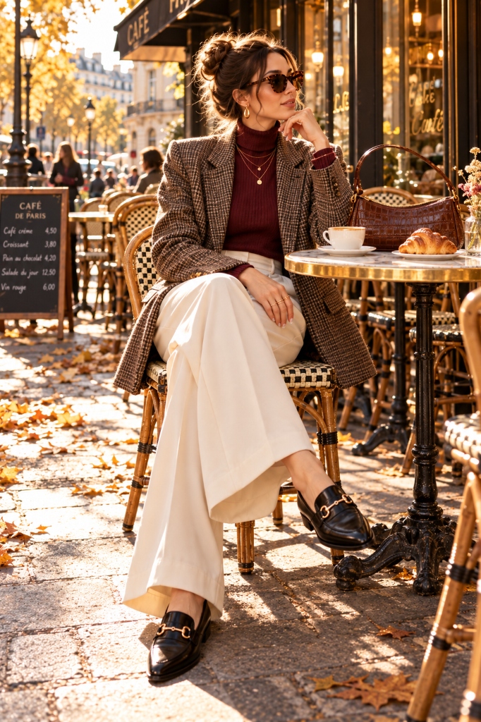 Parisian Cafe Terrace Tailored Look (Look 34)