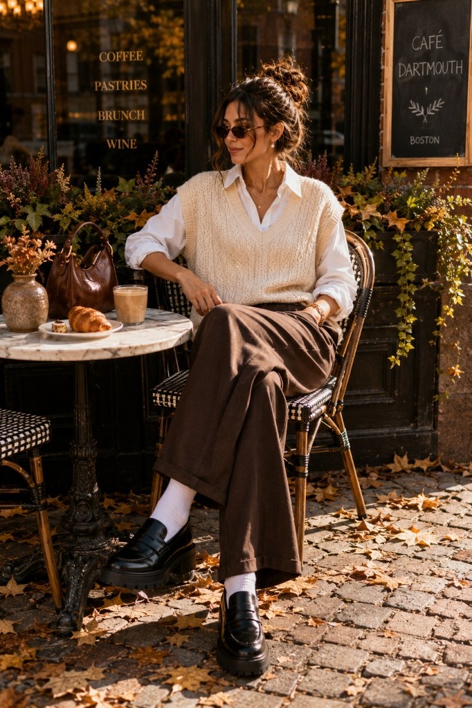Tan Trench & Stripes Slide 3